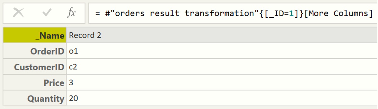 OData Tables in Power BI