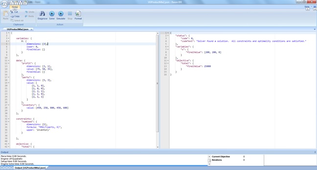 RASON Desktop IDE menu